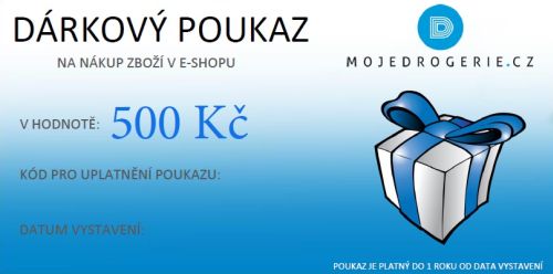 Drkov poukaz MOJEDROGERIE 500 k